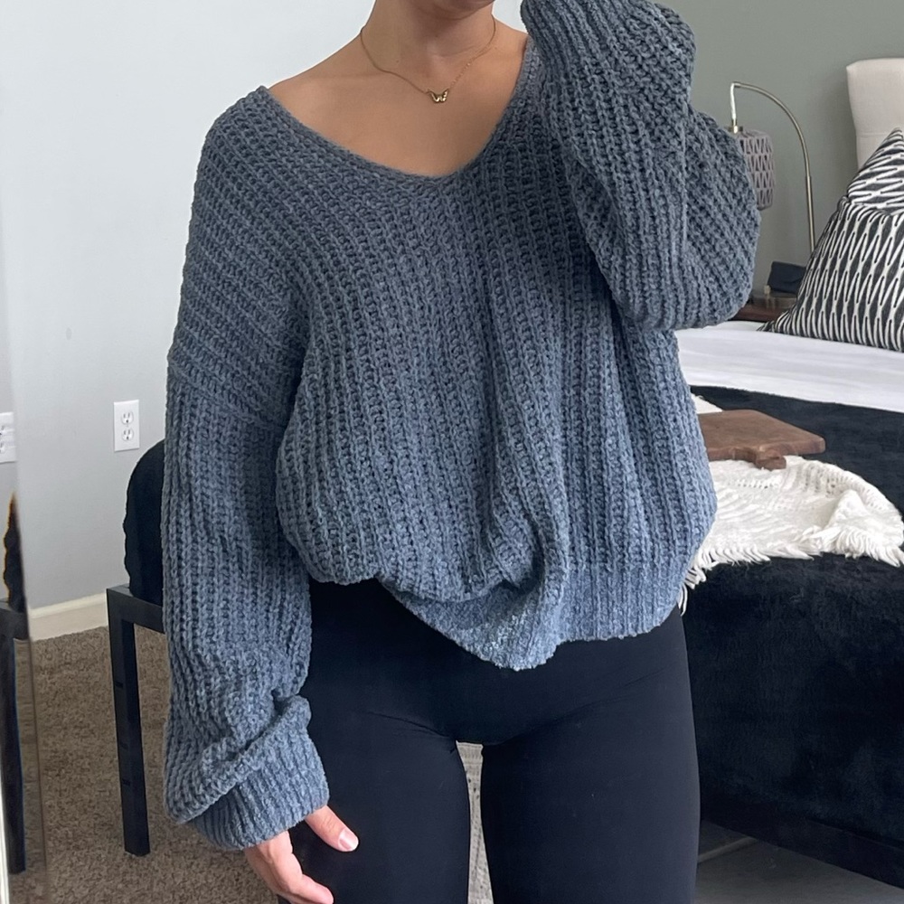 Light blue sweater